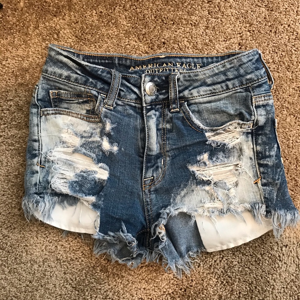 American Eagle Denim X Hi-Rise Stretch Shortie